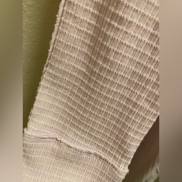 Free People We The Free Citrine Long Sleeve Thermal Top Size M In Lavender - Picture 8 of 12